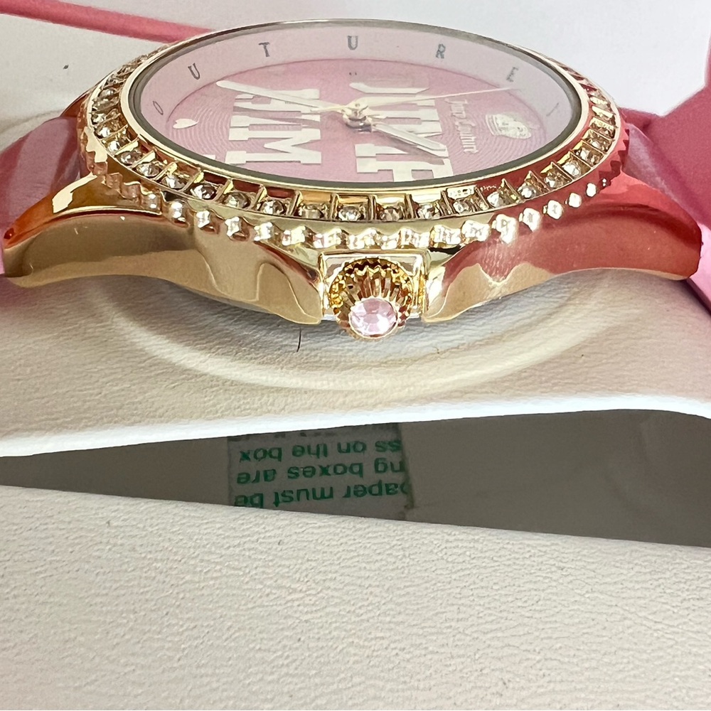NWT Juicy Couture Pink 'Dump Him’ Watch - Picture 12 of 16